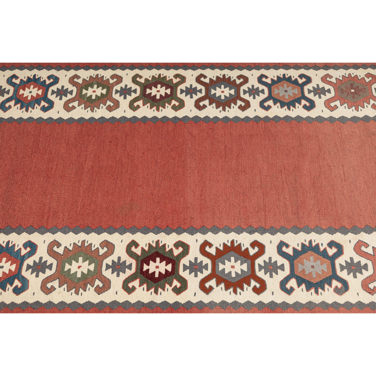 Pella - (2'8''  x 10') Vintage Turkish Kilim Runner