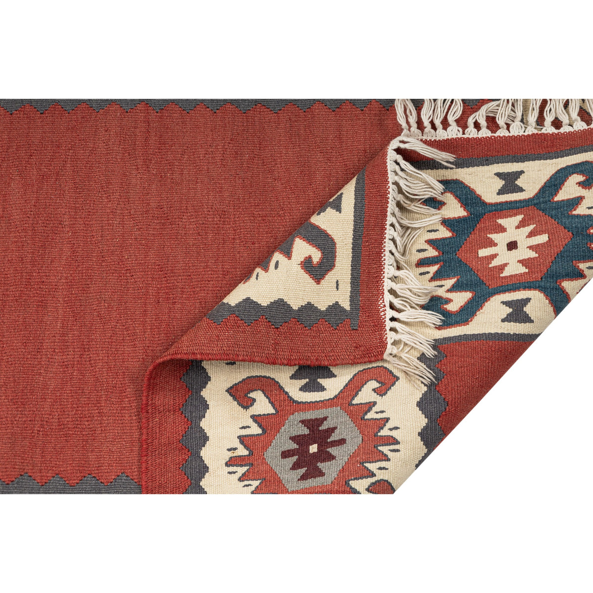 Pella - (2'8''  x 10') Vintage Turkish Kilim Runner