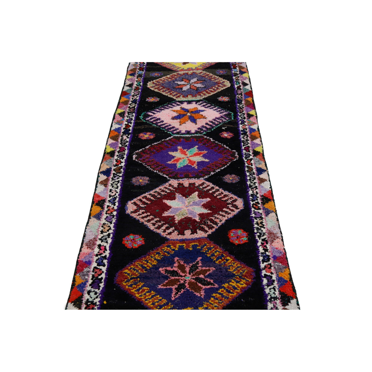 Bardha - (2'9" x 13'1") Vintage Turkish Runner Rug