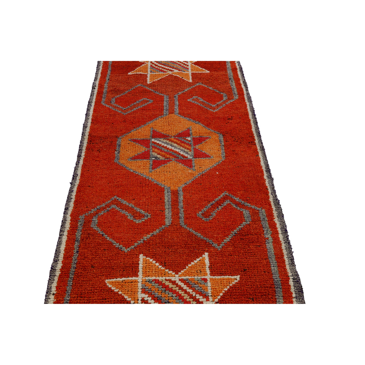 Vartana - (3'1" x 9'11") Vintage Turkish Runner Rug