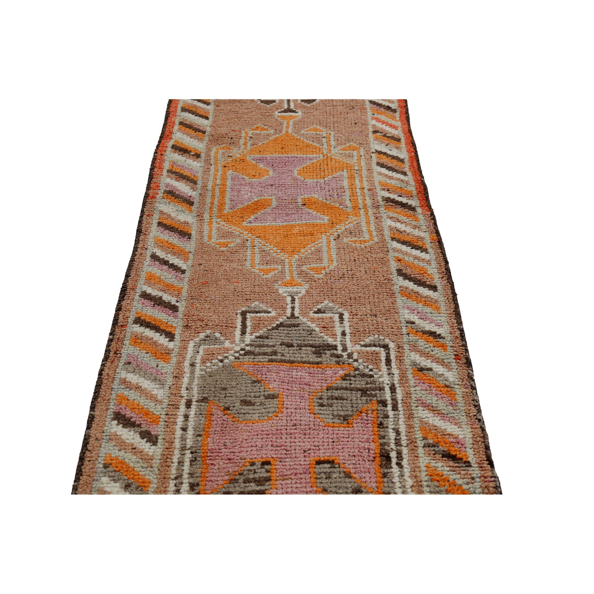 Zavieh - (2'9" x 11'6") Vintage Turkish Runner Rug