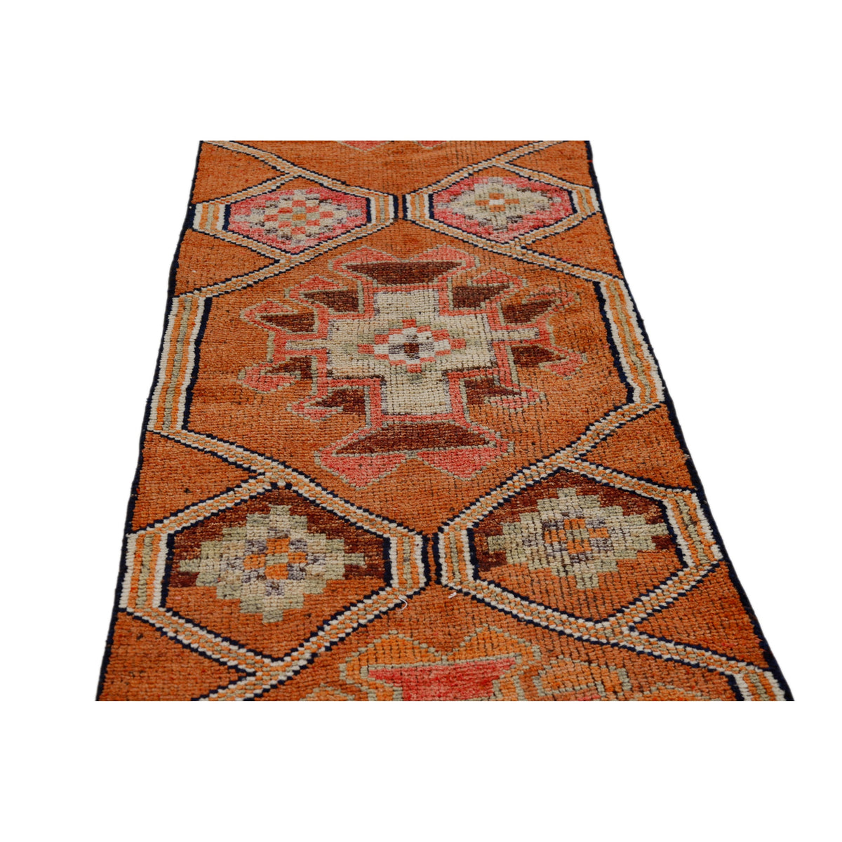 Kaluer - (2'11" x 10'10") Vintage Turkish Runner Rug