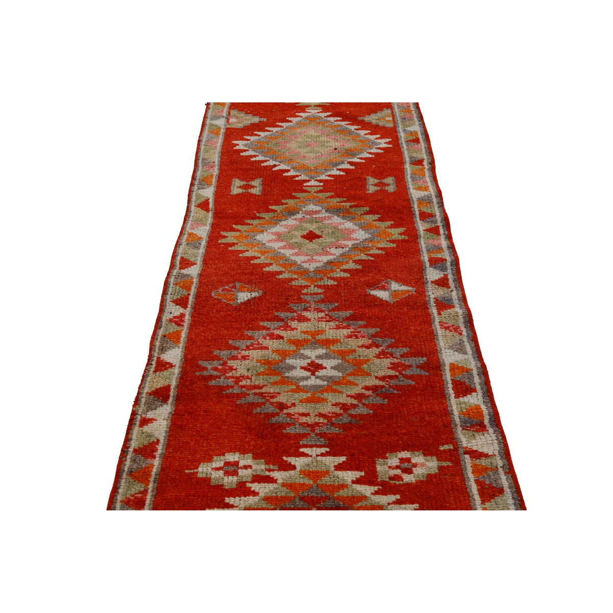 Thuman - (2'11" x 11'10") Vintage Turkish Runner Rug