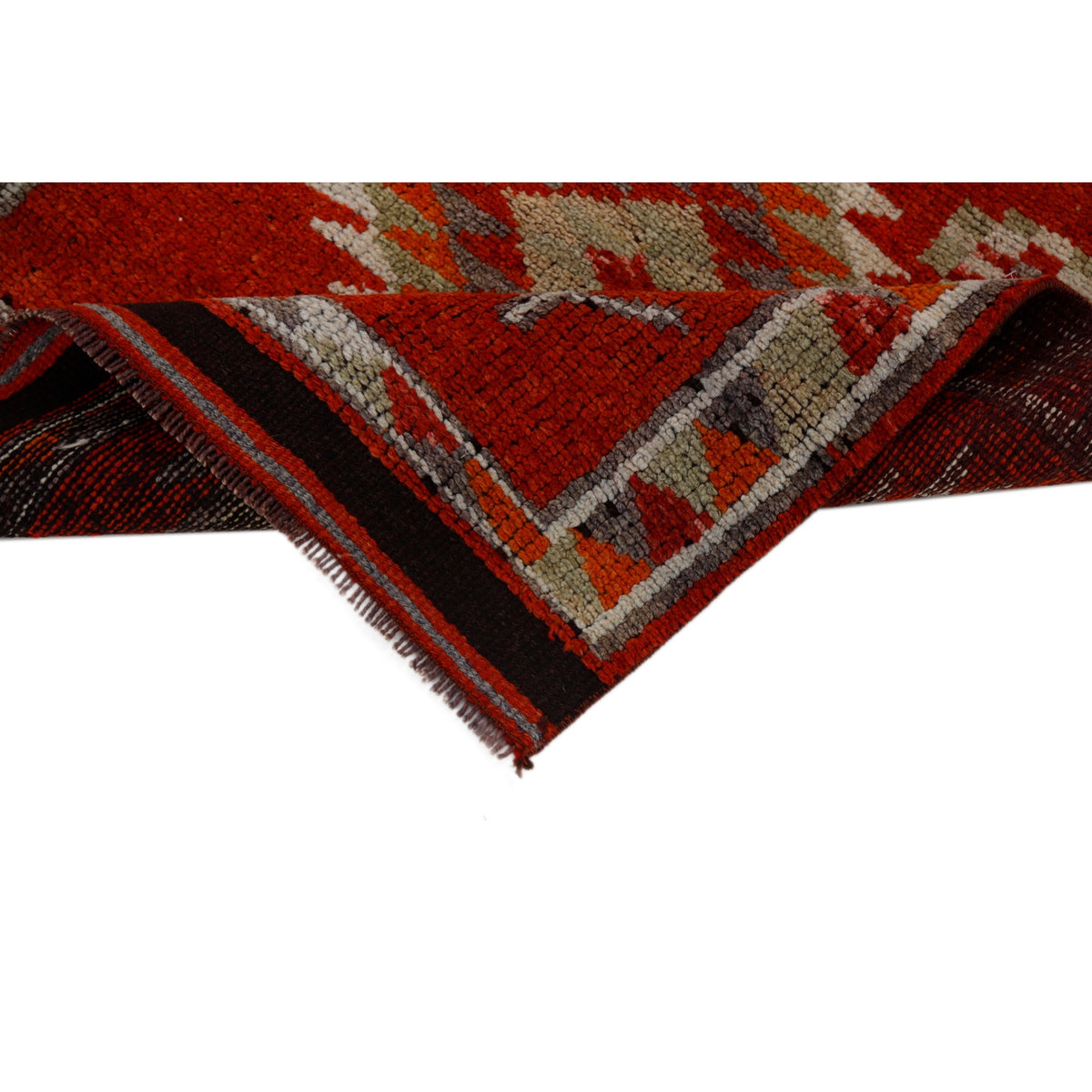 Thuman - (2'11" x 11'10") Vintage Turkish Runner Rug