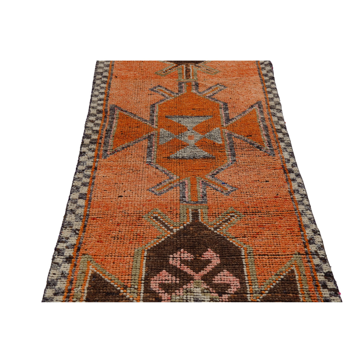 Nerkin - (2'11" x 10'2") Vintage Turkish Runner Rug