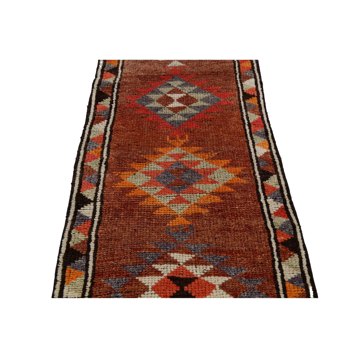 Nakun - (2'7" x 13'3") Vintage Turkish Runner Rug