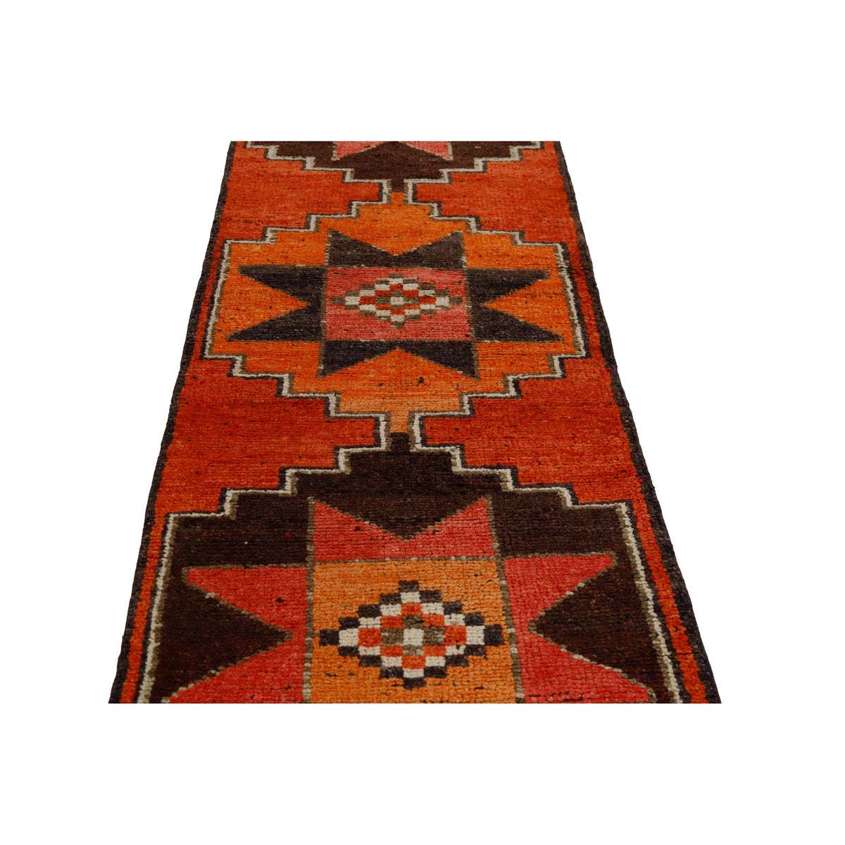 Hashen - (2'11" x 10'2") Vintage Turkish Runner Rug