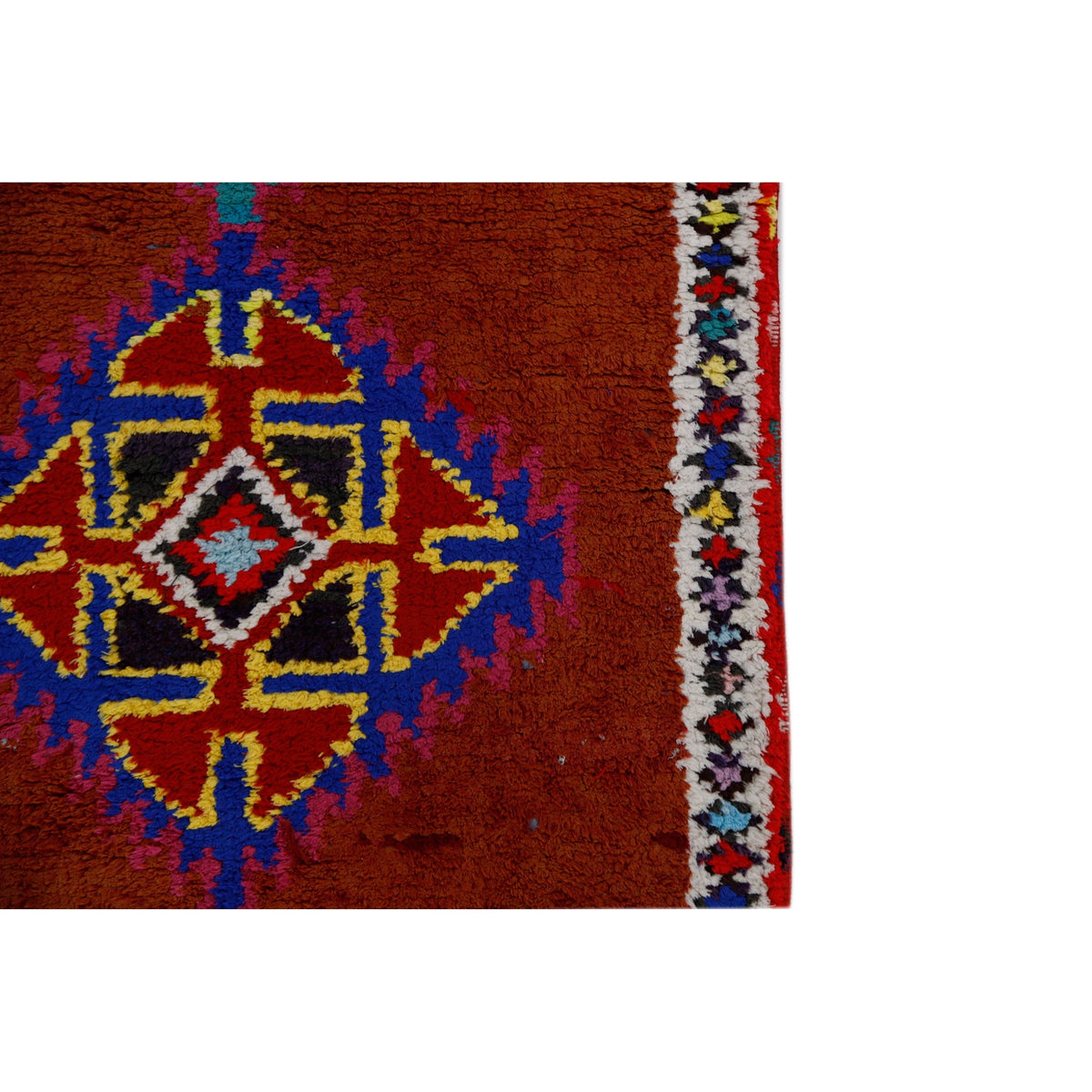 Hrazdan - (2'1" x 13') Vintage Turkish Runner Rug