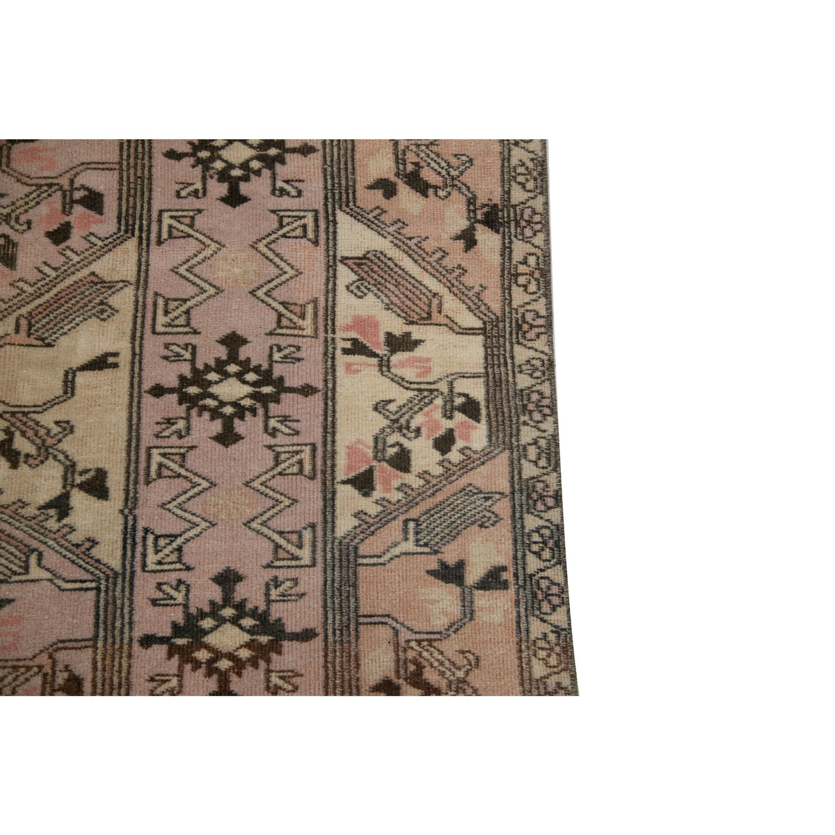 Enganu - (6'6'' x 9'3'') Vintage Turkish Rug