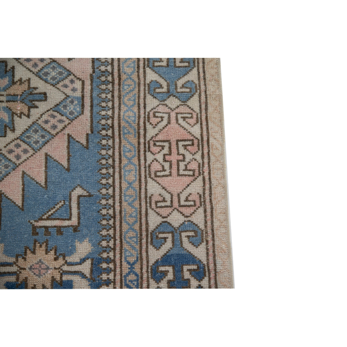 Biesia - (3'3'' x 7'3'') Vintage Turkish Rug