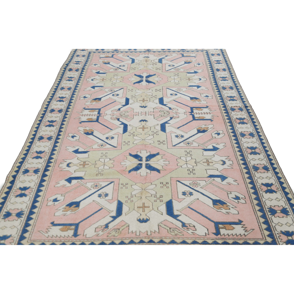 Deilaman - (5'10'' x 8'10'') Vintage Turkish Rug