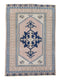 Revaren - (4'1'' x 6'1'') Vintage Turkish Rug