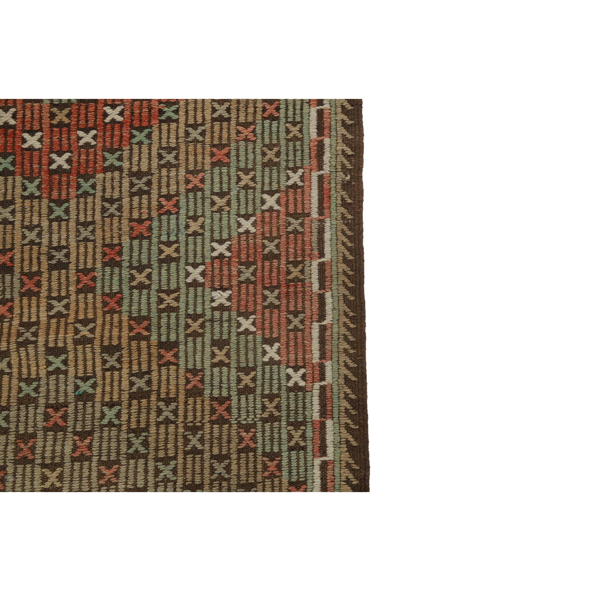 Rambosa - (5'10'' x 9'8'') Vintage Turkish Kilim