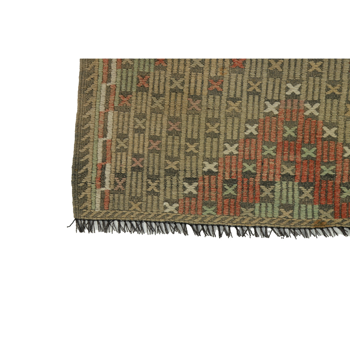 Rambosa - (5'10'' x 9'8'') Vintage Turkish Kilim