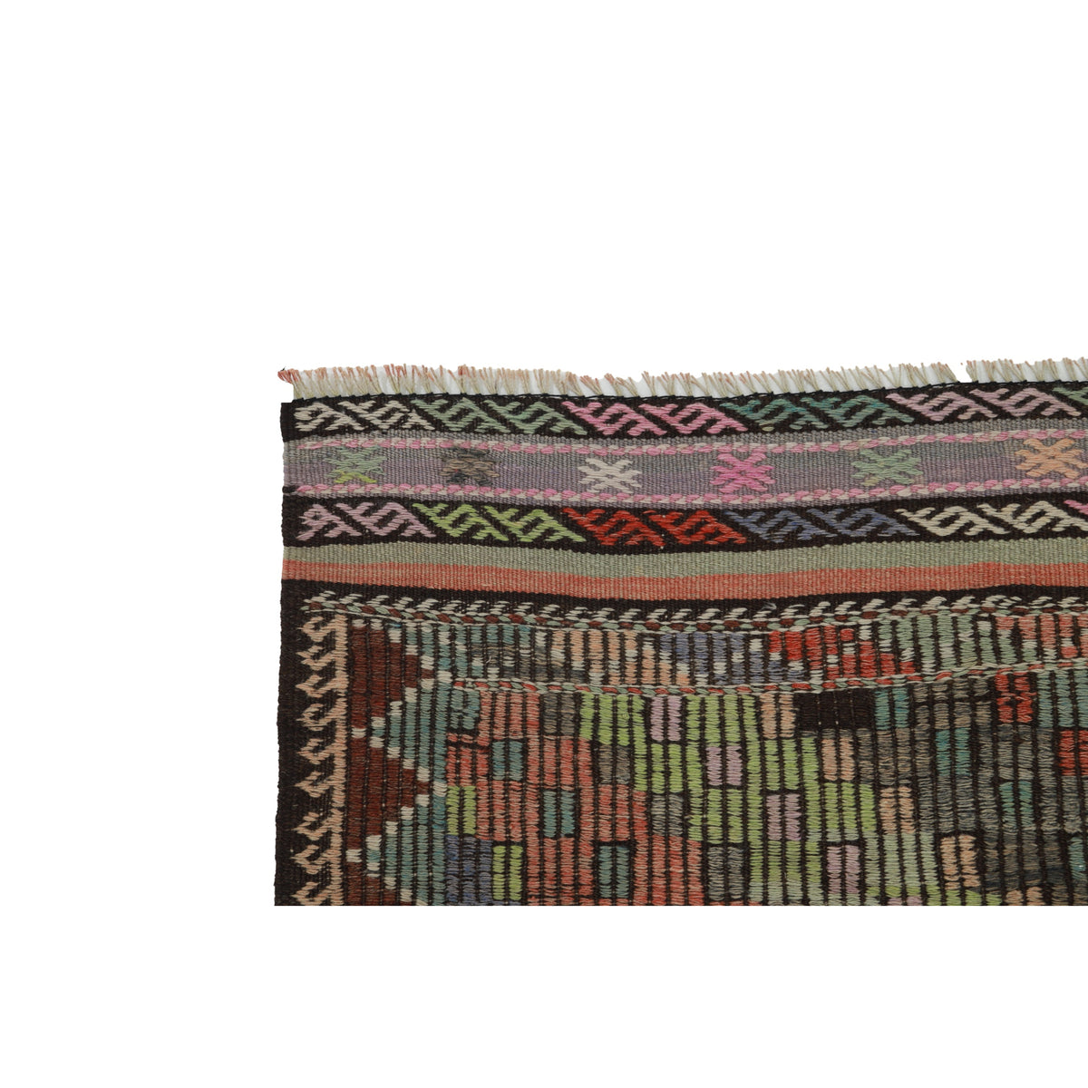 Bionga - (5'2'' x 8'6'') Vintage Turkish Kilim