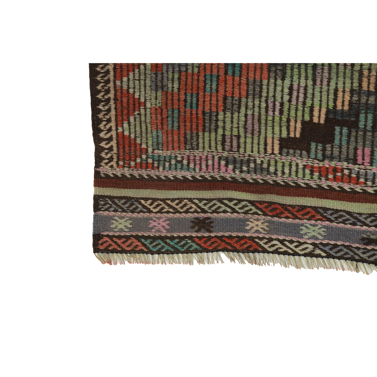 Bionga - (5'2'' x 8'6'') Vintage Turkish Kilim