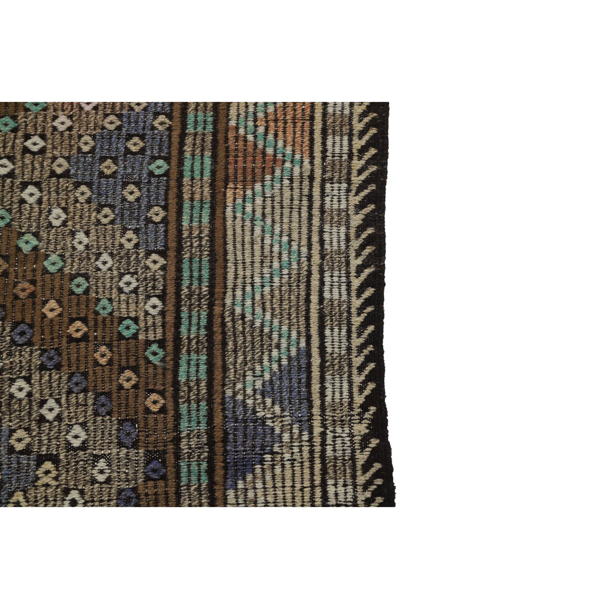 Bernama - (5'8'' x 9'10'') Vintage Turkish Kilim