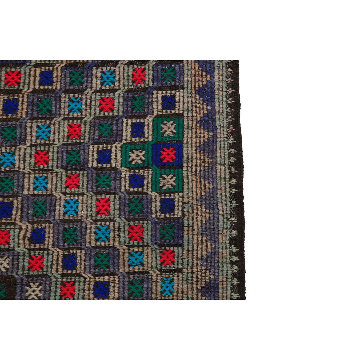 Rumah - (6'8'' x 9'4'') Vintage Turkish Kilim