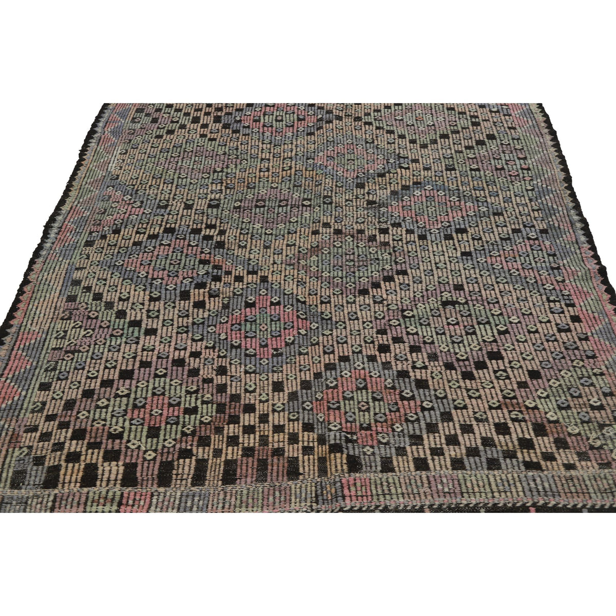 Baroh - (5'4'' x 6'8'') Vintage Turkish Kilim