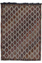 (5'3'' x 7'5'') Handwoven Vintage Kilim Rug
