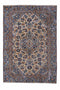 2'11" x 4'3" Vintage Turkish Blue Beige Small Rug