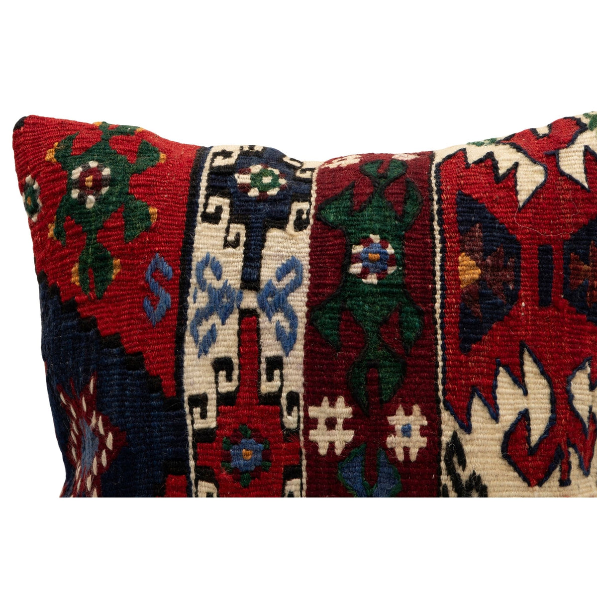 Handmade Kilim Throw Pillow Cover 16" x 16"