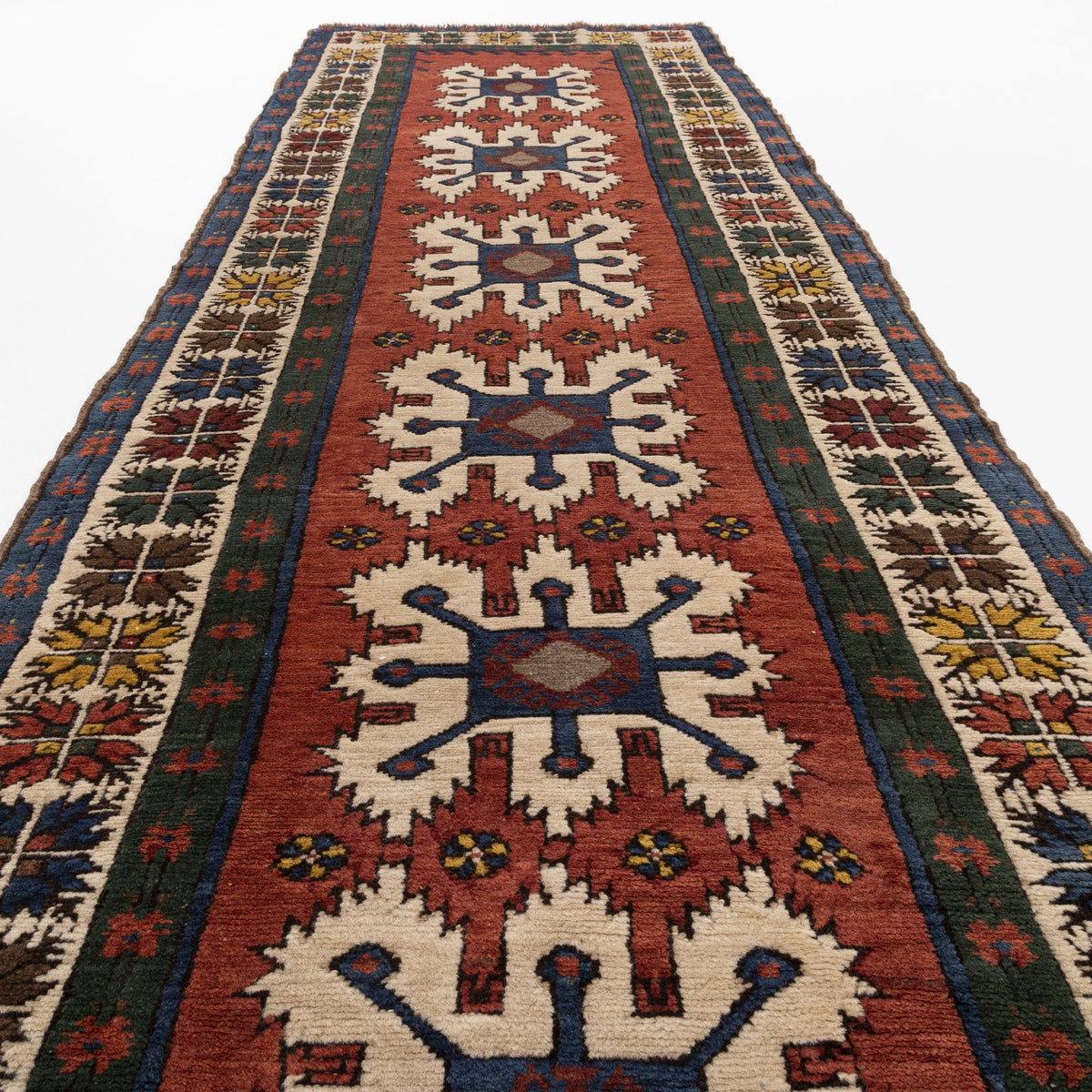 Maynai - (3'2" x 10'7") Vintage Turkish Runner Rug