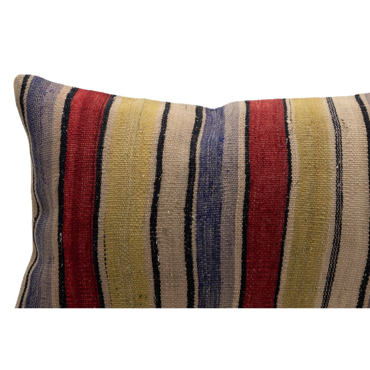 Handmade Vintage Kilim Throw Pillow Case 16" x 24"