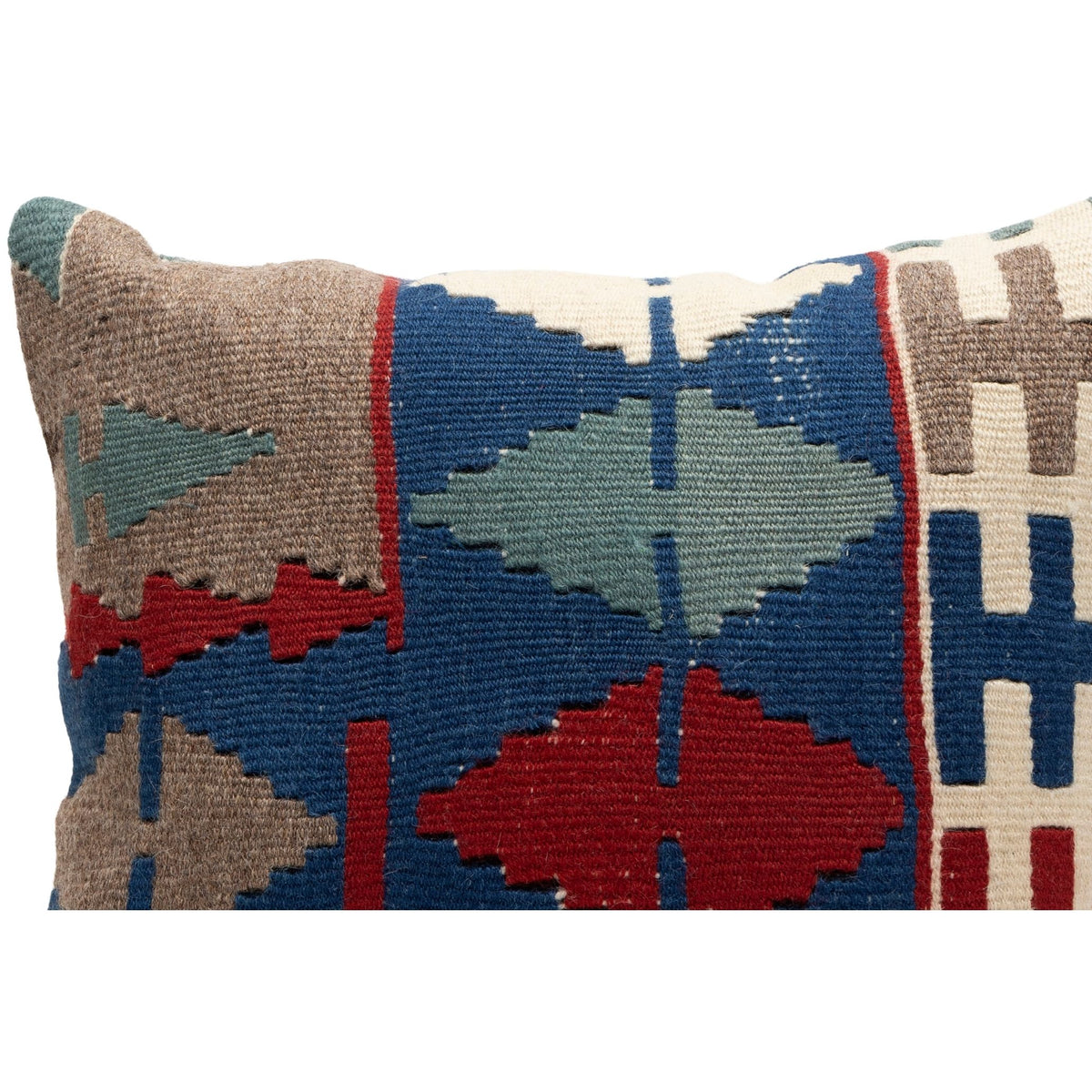 Handmade Kilim Throw Pillow Cover 16" x 16"