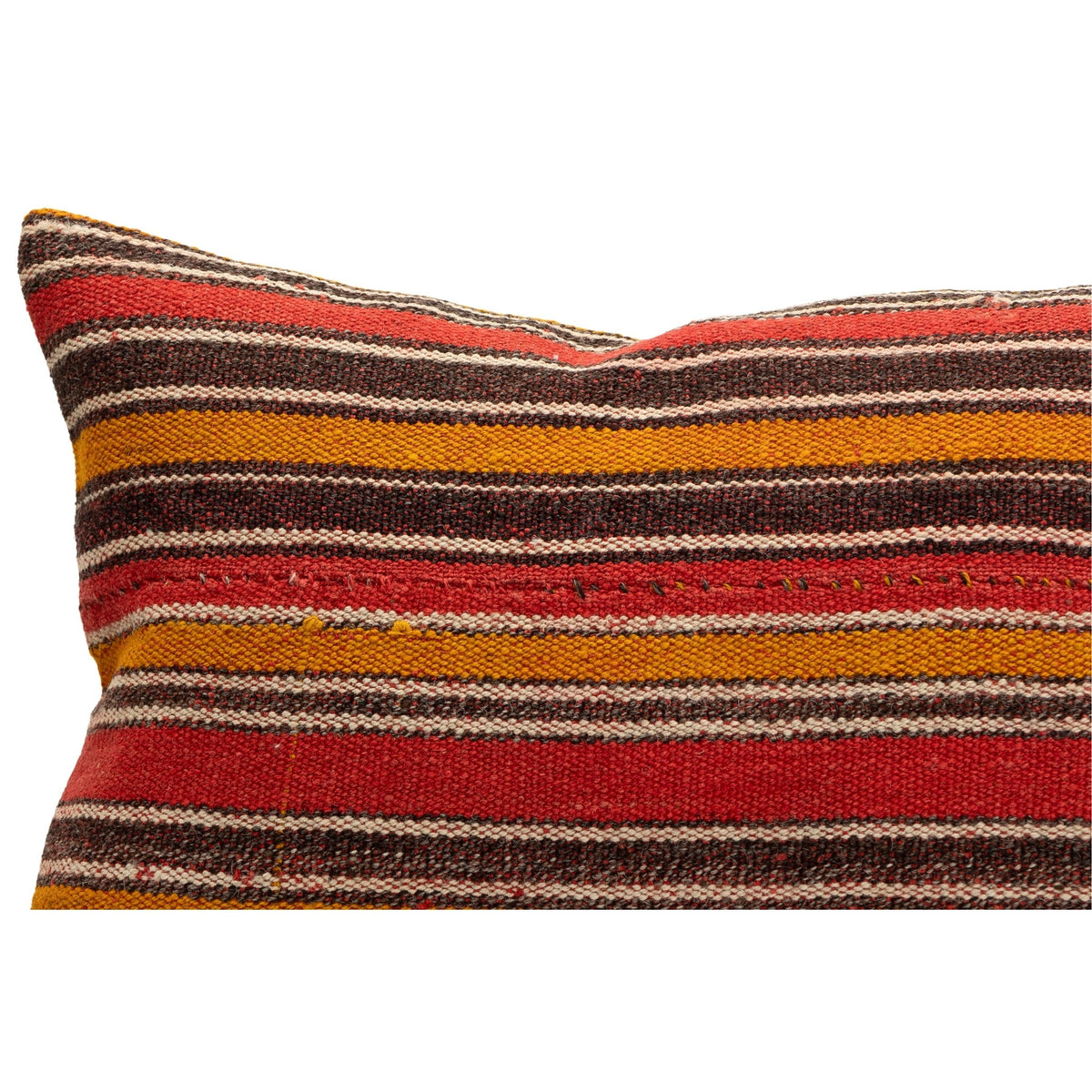 Handmade Vintage Kilim Throw Pillow Case 16" x 24"