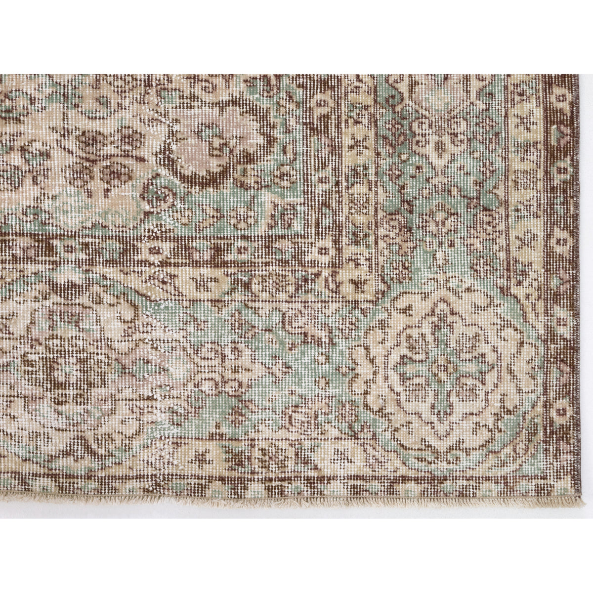 Tentaian - (7' x 9'11'')  Vintage Turkish Rug