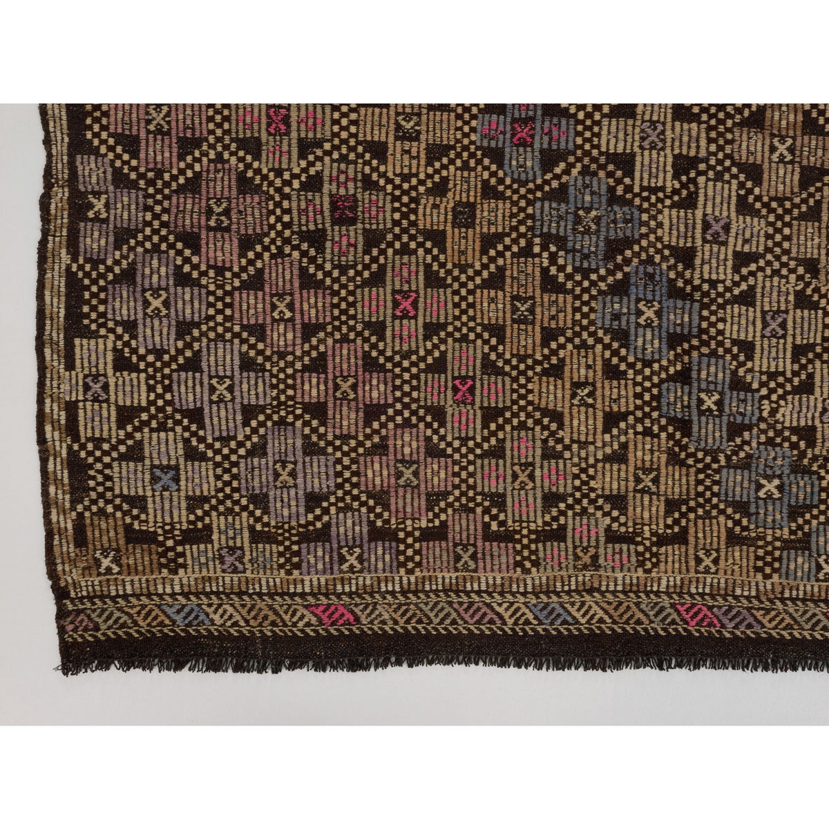 Sericho - (5'2'' x 10'9'') Vintage Turkish Kilim