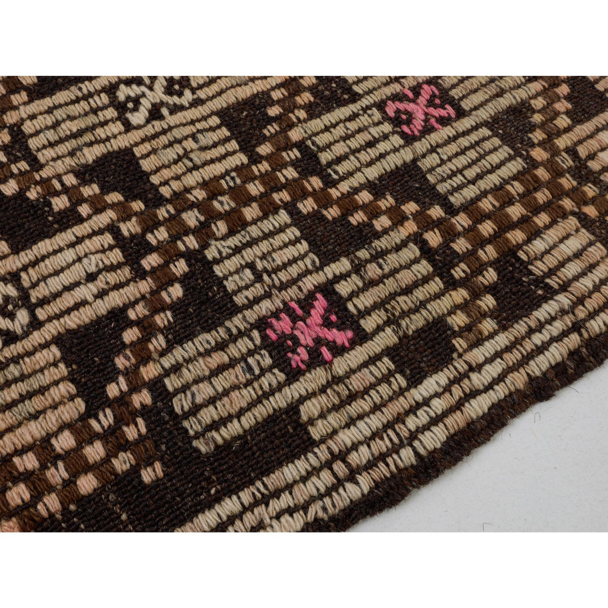 Sericho - (5'2'' x 10'9'') Vintage Turkish Kilim