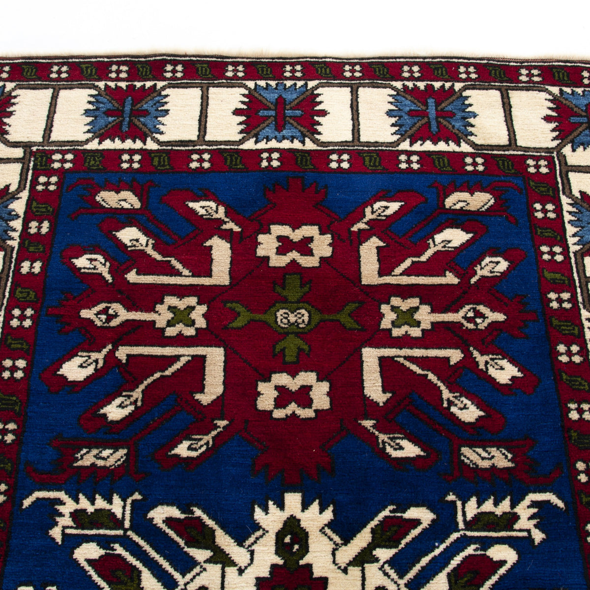 Conde - (4'5'' x 6'7'') Vintage Turkish Rug