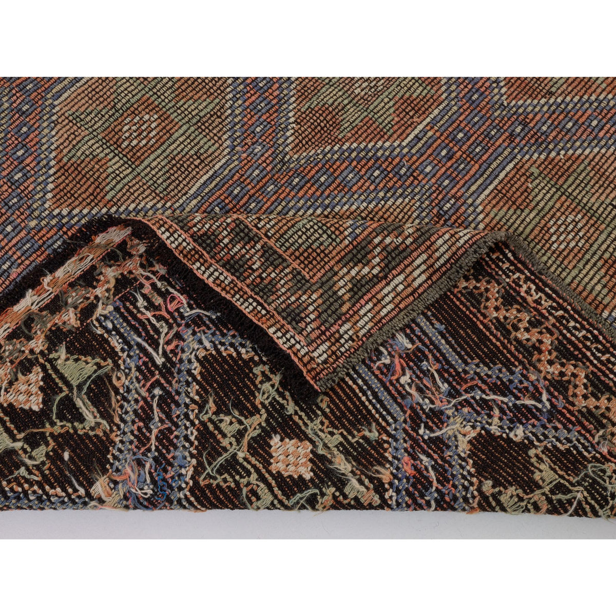 Berege - (5'10'' x 9'6'') Vintage Turkish Kilim