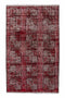 2'8" x 4'7" Geometric Vintage Small Red Rug