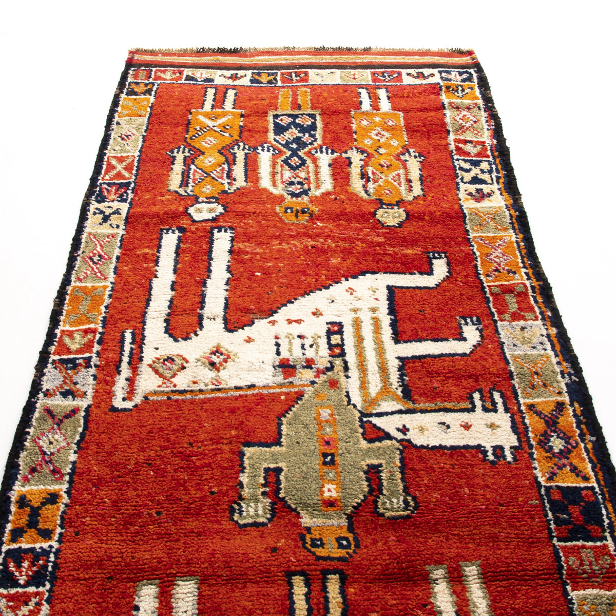 Maradun - (3'6" x 12'4") Vintage Turkish Runner Rug