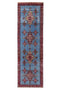 2'11" x 9'6" Vintage Blue Runner Rug