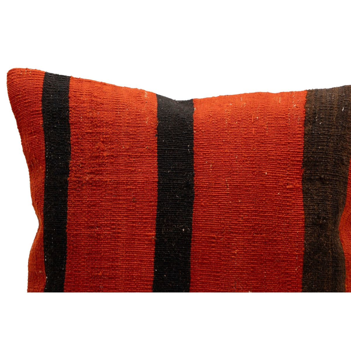 Striped Neutral Kilim Throw Pillow Cover 16" x 16"