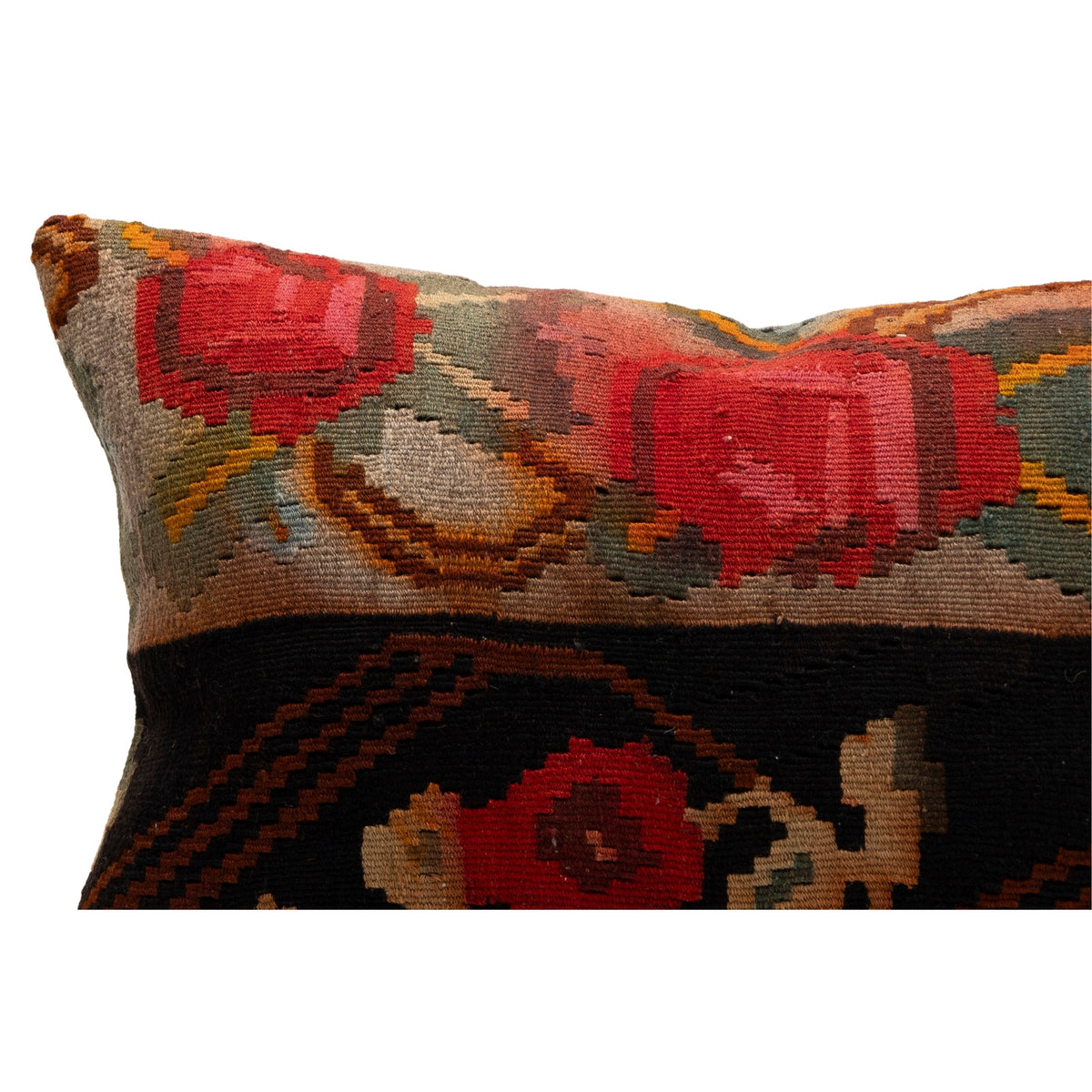 Vintage Kilim Throw Pillow Covers 16" x 24"