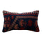 Discover an artisan lumbar pillow cover handwoven from a unique and authentic Turkish Kilim.