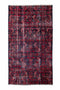 3'3" x 5'9" Vintage Small Red Blue Rug