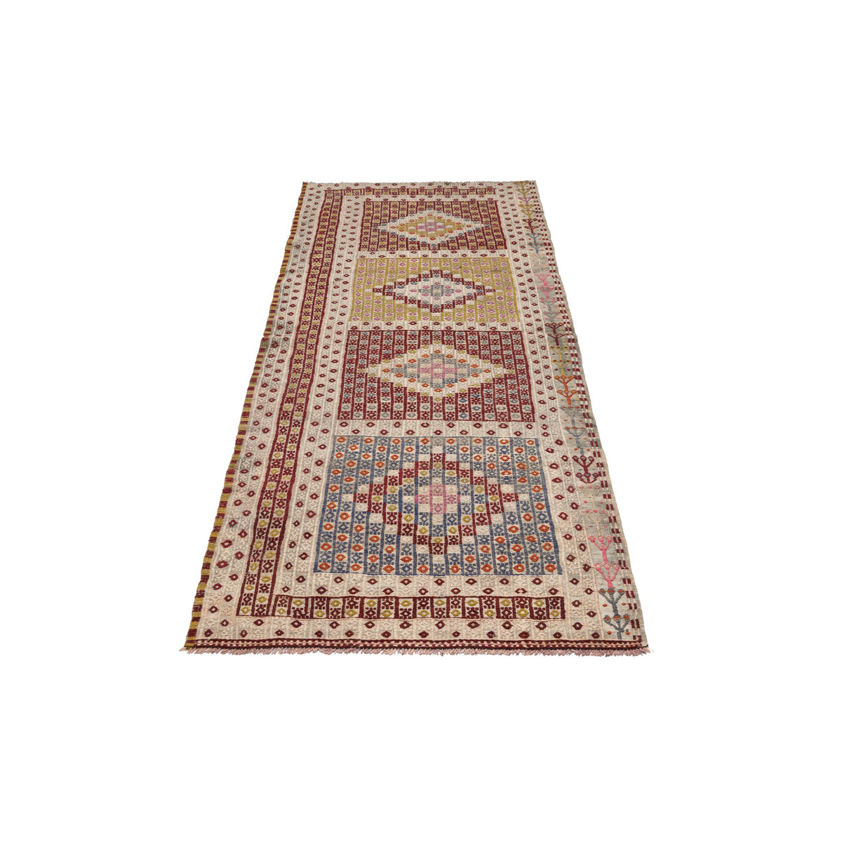 Khandrika - (2'7'' x 7'5'') Vintage Turkish Kilim Runner