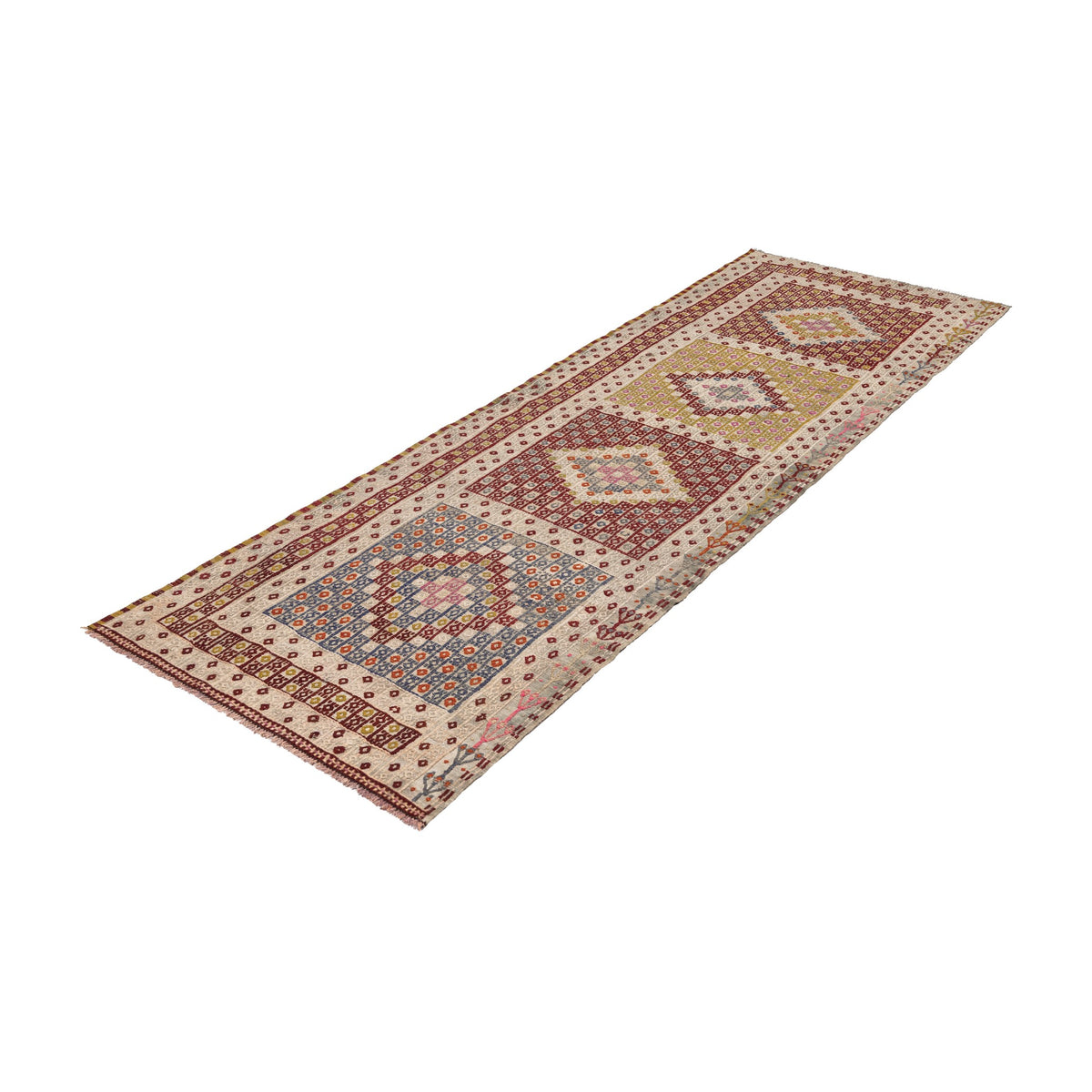 Khandrika - (2'7'' x 7'5'') Vintage Turkish Kilim Runner