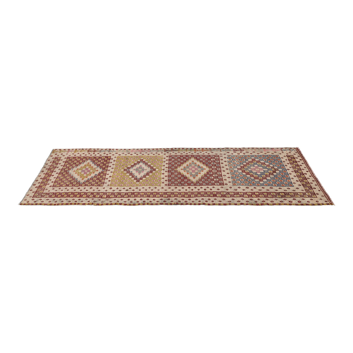 Khandrika - (2'7'' x 7'5'') Vintage Turkish Kilim Runner