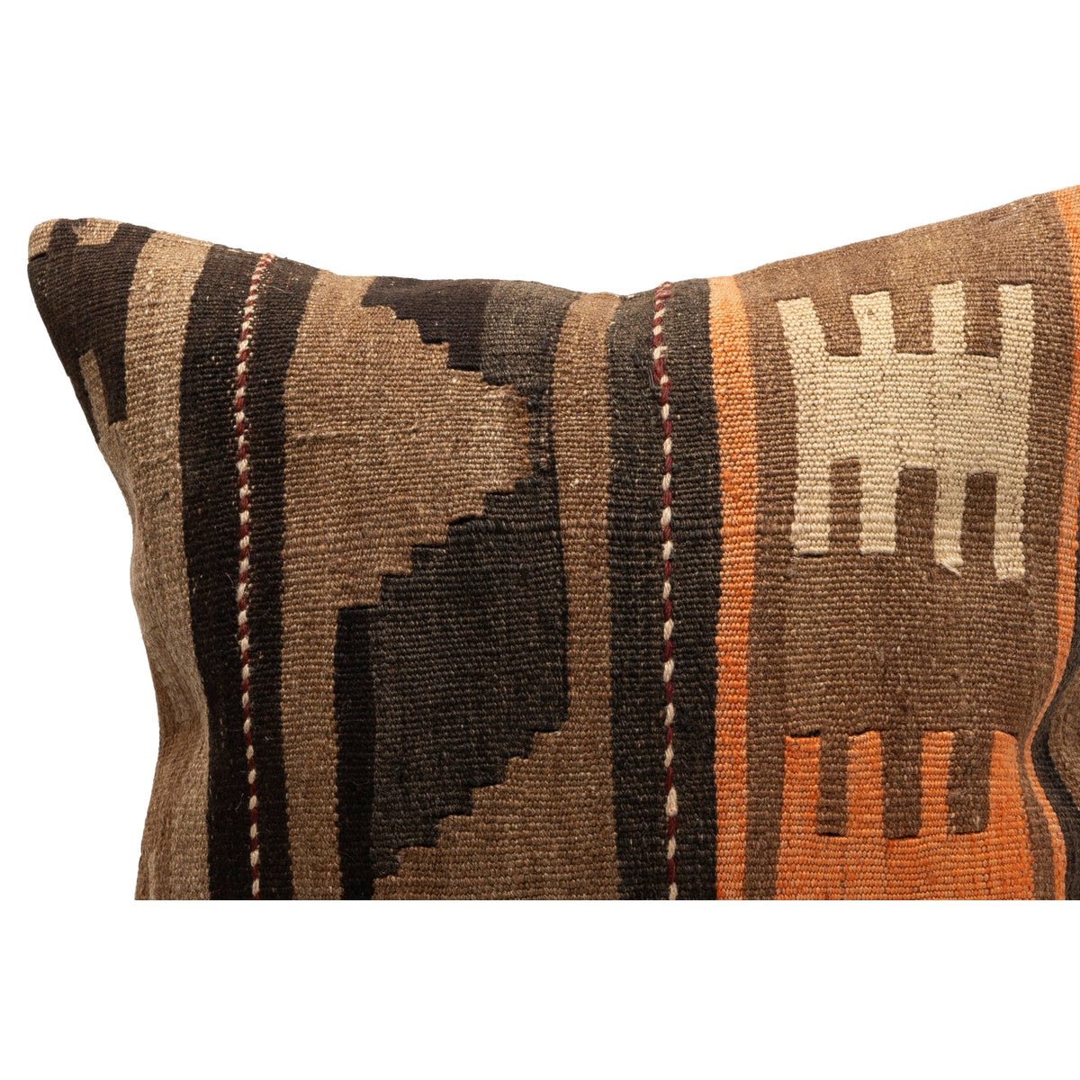 Handmade Neutral Kilim Cushion Cover 20" x 20"