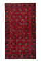 2'10" x 5'3" Handmade Turkoman Red Small Rug
