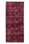 2'9" x 6'3" Handmade Turkish Red Runner Rug