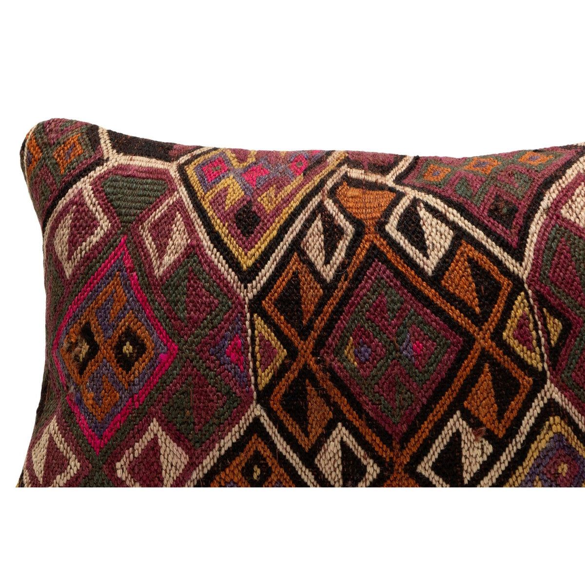 Oriental Kilim Throw Pillow Cover 12" x 20"