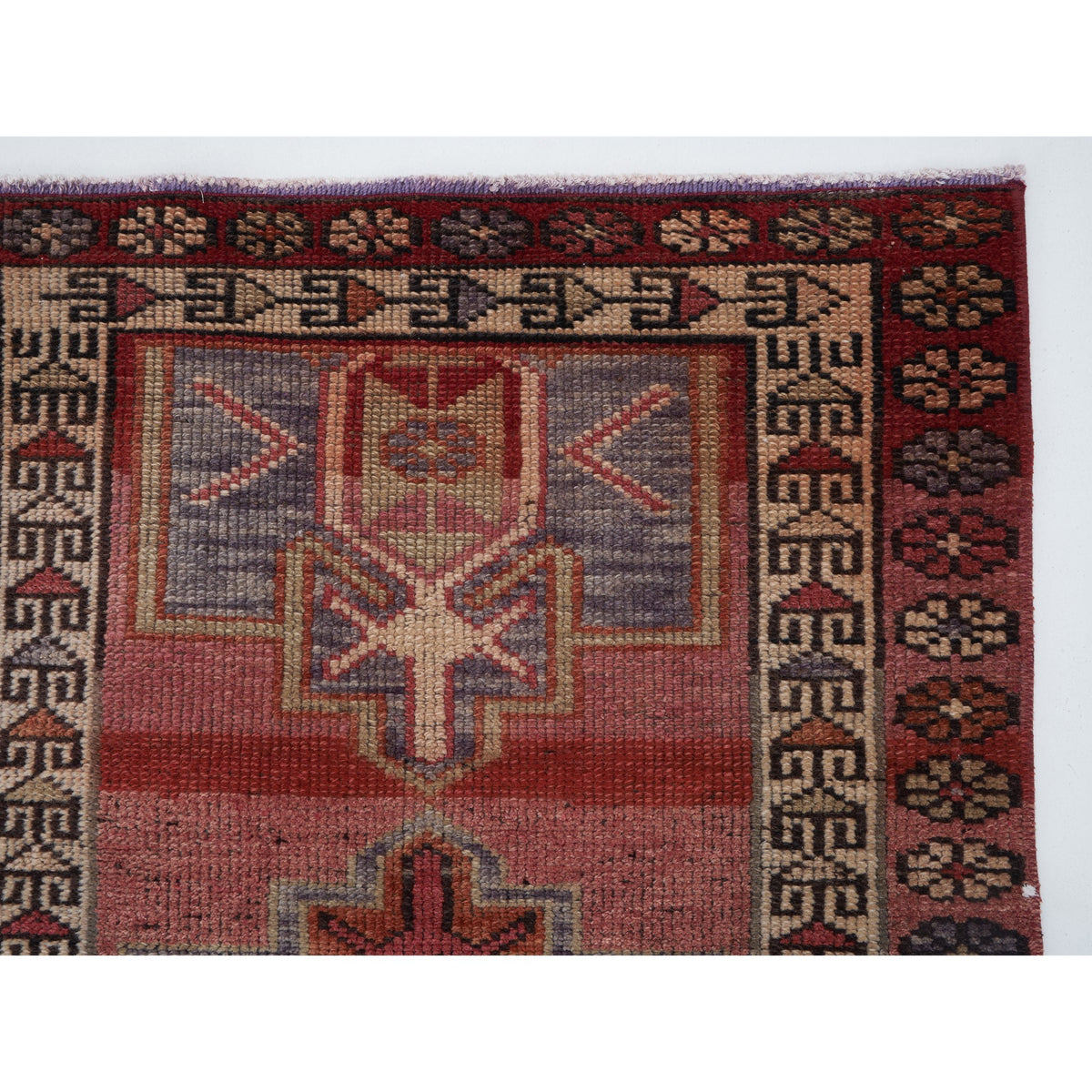 - (2'9" x 14'6") Vintage Oushak Runner Rug